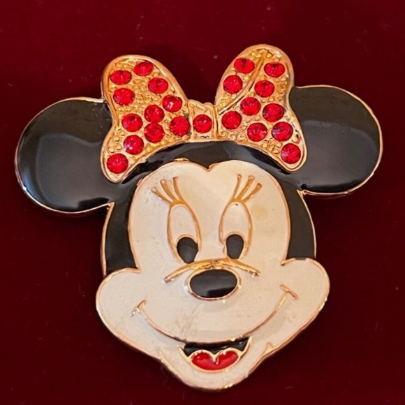 Original Vintage Disney Minnie Mouse Pin Brooch Women’s Walt Disney World - Picture 1 of 7